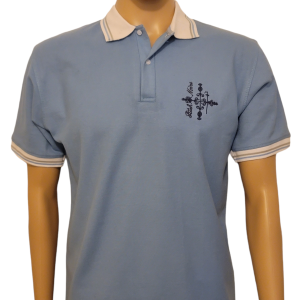 Papa Legba Blue Polo Shirt