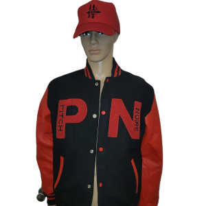 Black-Red Varsity Jacket
